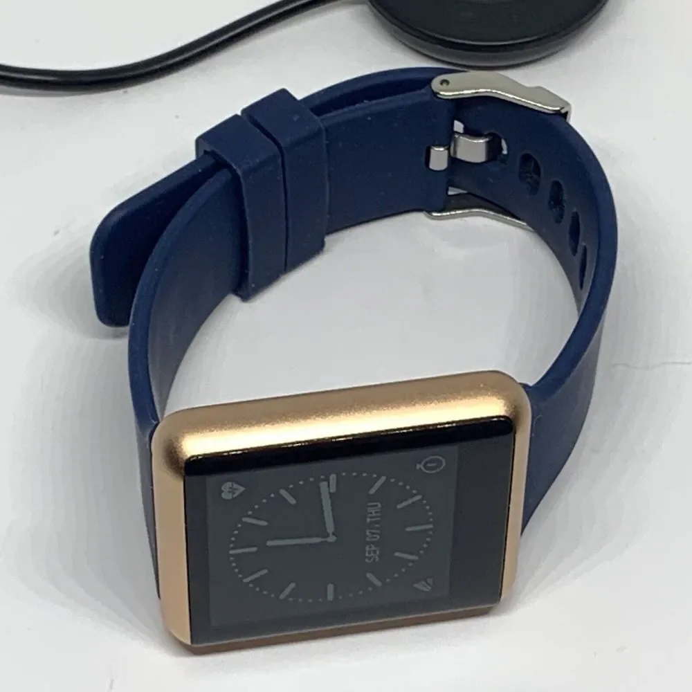 iTouch 42101 Unisex Blue Siicone Strap Touchscreen Dial Smartwatch NWC128